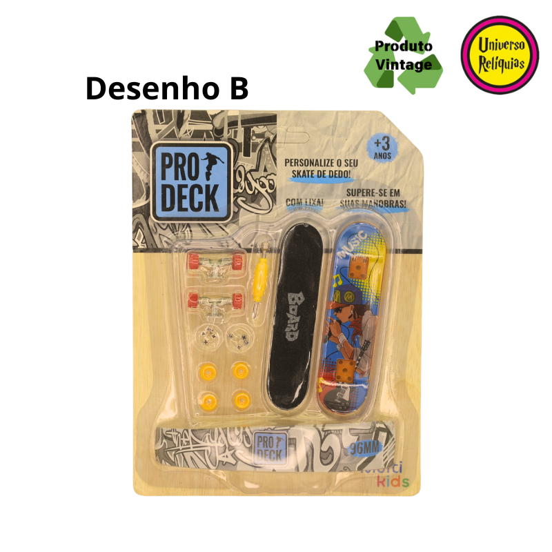 Prodeck Skate de Dedo com vários desenhos da Multikids.