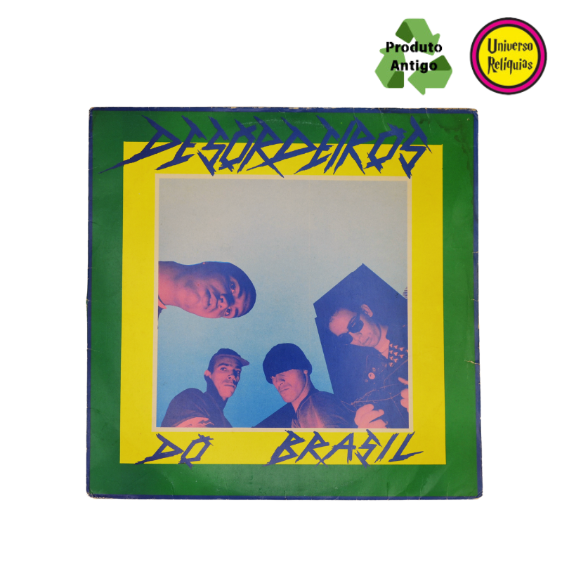 Disco de vinil(LP)  - Desordeiros do Brasil - 1987