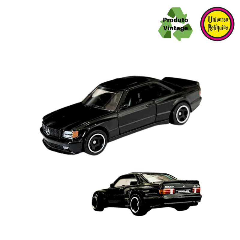 Miniatura 89 Mercedes-Benz 560 SEC AMG Preta