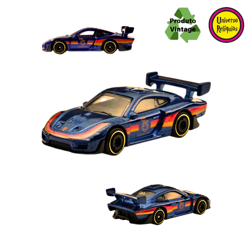 Porsche 935 azul Hot Wheels 75 anos