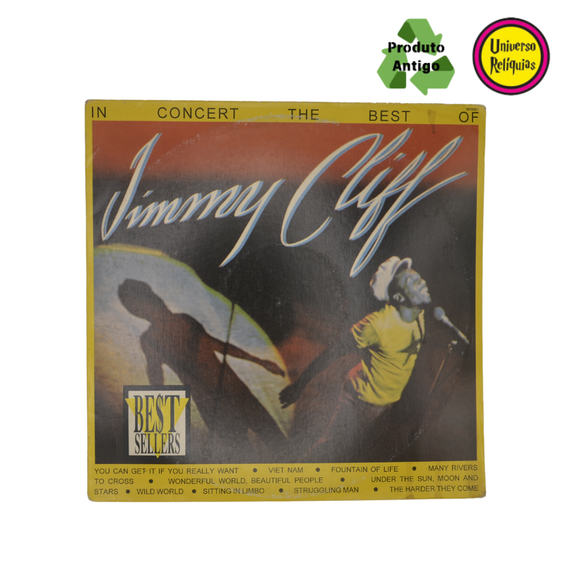 Disco de vinil(LP) Jimmy Cliff – In concert the best of Jimmy Cliff - 1990