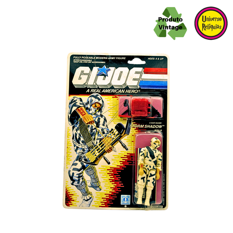 Storm Shadow Ninja Hasbro ano 1987 - 6507/6108 ASST